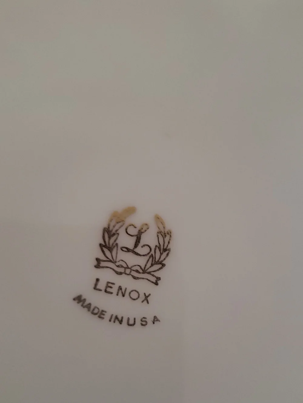 Lenox Chateau  Collection Serving Tray with Gold Trim
